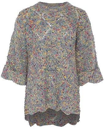 ebeeza Trui  blauw / geel / grijs / rood