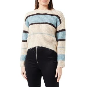 Jalene Trui  blauw / zwart / wolwit