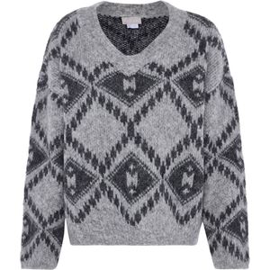 Jalene Trui  donkergrijs / grijs gemêleerd