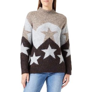 Jalene Trui  bruin gemêleerd / wit gemêleerd