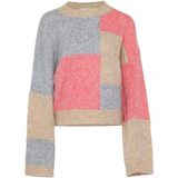 Trui - Color-Blocking - Lange Mouw - Normale Pasvorm