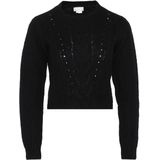 Jalene - Trui - Zwart - Lange Mouw - Normale Pasvorm