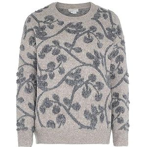 Jalene Trui  taupe / donkergrijs