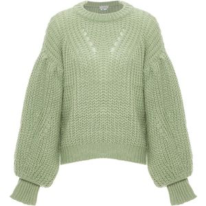Libbi - Trui - Pastelgroen - Losse Pasvorm - Lange Mouw