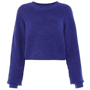 Mymo - Jumper - Blauw - Dames - Gebreide Trui