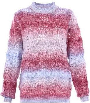 Sidona - Trui - Blauw - Pink - Bordeaux