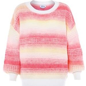 Sidona Trui  geel / pink / wit