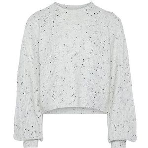 Sidona Trui  nachtblauw / wit gemêleerd