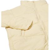 Mymo - Donsjack - Beige - Dames - Gewatteerd met Hoge Kraag en Verstelbare Capuchon