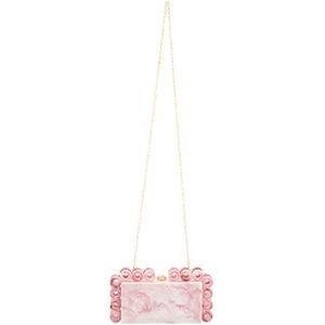 FELIPA Dames handtas tas clutch, PINK Melange, roze melange, Eén Maat