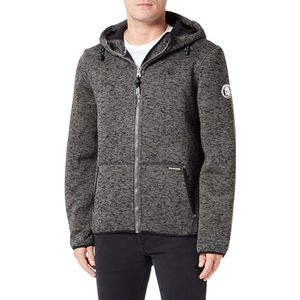 acalmar Veste polaire Philon pour homme, Vert olive foncé mélangé, L
