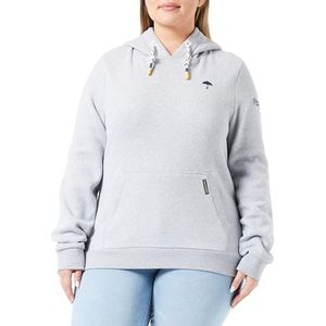acalmar Dames Hoodie 34613747-AC01, lichtgrijs melange, XL, lichtgrijs, gemêleerd, XL