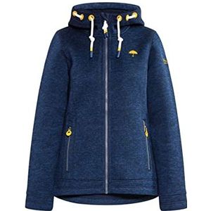 boundry Dames Fraully gebreide fleecejas, marineblauw, gemêleerd, XL