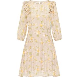 baradello Damesjurk 37212967-BA01, nude bloemen, XL, Jurk, XL