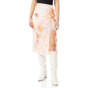 aleva Damesrok 19329619-AL04, oranje meerkleurig, L, Oranje meerkleurig., L