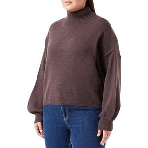Jalene Gebreide coltrui voor dames 25825303-JA03, bruin, XL/XXL, bruin, XL/XXL