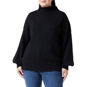 Jalene Dames Oversized gebreide trui 25825309-JA03, zwart, XL/XXL, zwart, XL/XXL