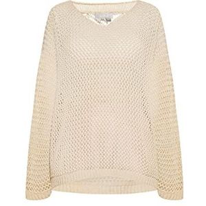 LEOMIA Gebreide damestrui 10426982-LE02, crème, L, Crème, L