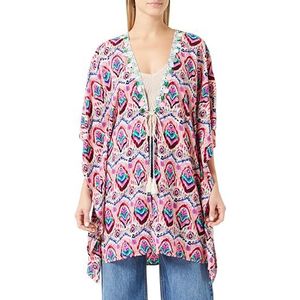 NALLY Dames Kimono 29326433-NA02, Roze Veelkleurig, M, roze, meerkleurig, M