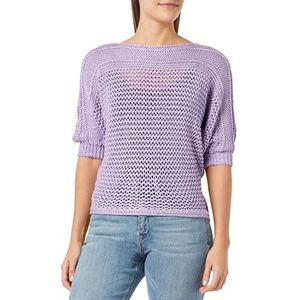 nascita Dames brede gebreide trui 11026974-NA03, lila, S, paars, S