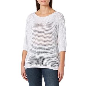 nelice Dames brede gebreide trui 11026974-NE01, wit, L, wit, L
