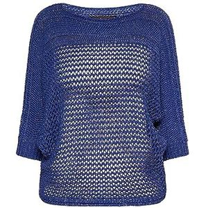 nelice Femme 11026974-ne01 Pull en maille large Bleu roi M, bleu marine, M