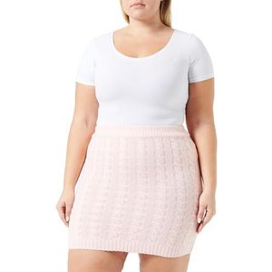 OCY Dames gebreide rok 12419379-OC01, roze, XL/XXL, roze, XL-XXL