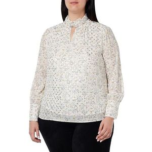 paino Damesblouse, wolwit, meerkleurig, XL