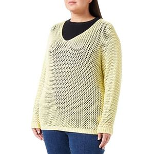 SIDONA Gebreide damestrui 15526985-SI01, lichtgeel, XL, lichtgeel, XL