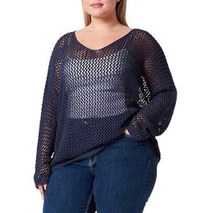 SIDONA Gebreide damestrui 15526985-SI01, marineblauw, XL, marineblauw, XL