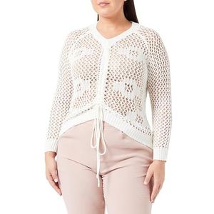 ZITHA Gebreide damestrui 19026471-zi01, witte wol, XL/XXL, wol/wit, XL-XXL, Wol/Wit