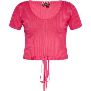 Mymo - Topje - Roze - Cropped Top