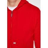 Mo - Jas met Capuchon - Rood - Sweatvest