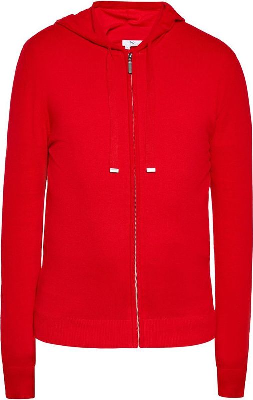 Mo - Jas met Capuchon - Rood - Sweatvest