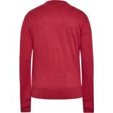 Mo - Jumper - Wijnrood - Heren - Jacquardtrui met Lange Mouwen