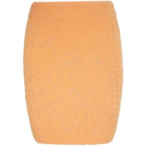 MYMO - Minirok - Oranje - Aansluitende Pasvorm - Kort