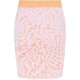 MYMO - Minirok - Lichtoranje - Dierenprint - Aansluitende Pasvorm