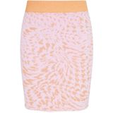 MYMO - Minirok - Lichtoranje - Dierenprint - Aansluitende Pasvorm