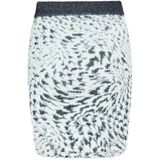 MYMO - Rok - Zwart/Wit - Elastische Taille - Aansluitende Pasvorm