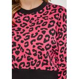 Mymo - Sweatshirt - Roze - Cropped - Dames