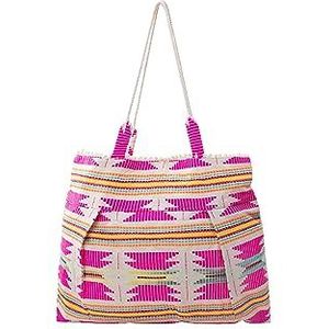 aleva Women's Shopping Bag, PINK Veelkleurig, roze, meerkleurig