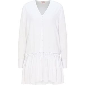 EYOTA Dames zomerjurk 19315685-EY01, wit, M, zomerjurk, M