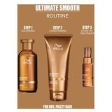 Wella Professionals - Ultimate Smooth - Geschenkset - 250 ml Shampoo - 200 ml Conditioner - 30 ml Miracle Oil Serum