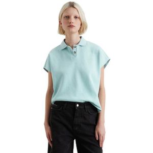 Marc O'Polo Denim - Poloshirt - Dames - Korte Mouwen - Biologisch Katoen - Wide Fit