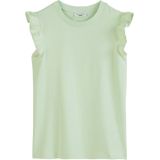 Marc O'Polo - DENIM - Top - Pastelgroen - Jersey, Mouwloos, Ronde Hals