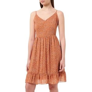 DreiMaster Vintage Damesjurk Dames 37226346-DR05, oranje meerkleurig, S, Jurk, S