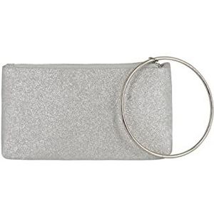 nolie Dames Clutch, Zilver, zilver