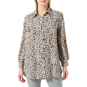 usha Damesblouse, lichtbeige, M