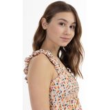 myMo - Midi Korte Mouw Jurk - Jerseyjurken