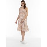 myMo - Midi Korte Mouw Jurk - Jerseyjurken